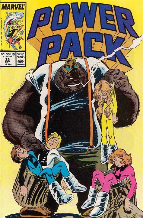 Read Online Power Pack 1984 Comic Issue 32