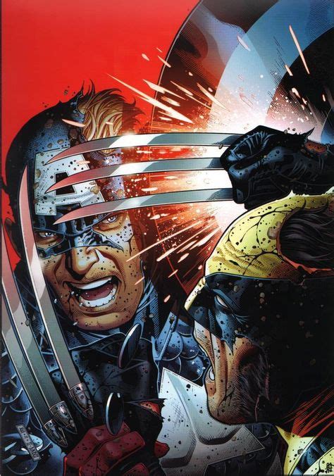 Captain America Vs Wolverine By Jim Cheung Alternate Universe