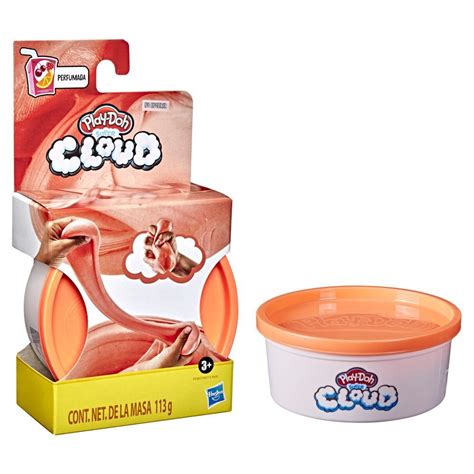 Play Doh Super Cloud Bright Orange Fruit Punch Scented 4 Ounce Single