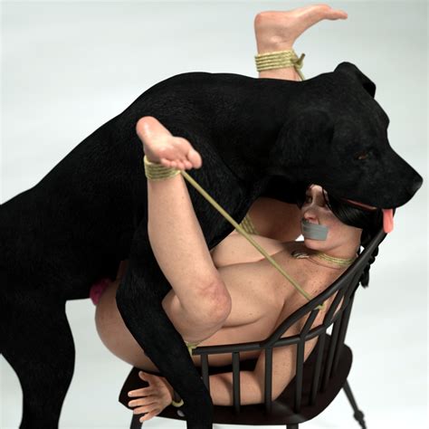 Rule 34 3d Bestiality Bondage Bound Breasts Canine Canis3 Chair Dog