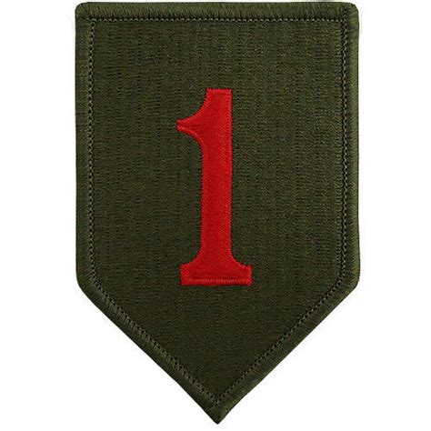 1st Infantry Division Class A Patch Usamm