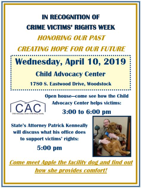 Crime Victims Rights Week Celebration Mchenry County Blog