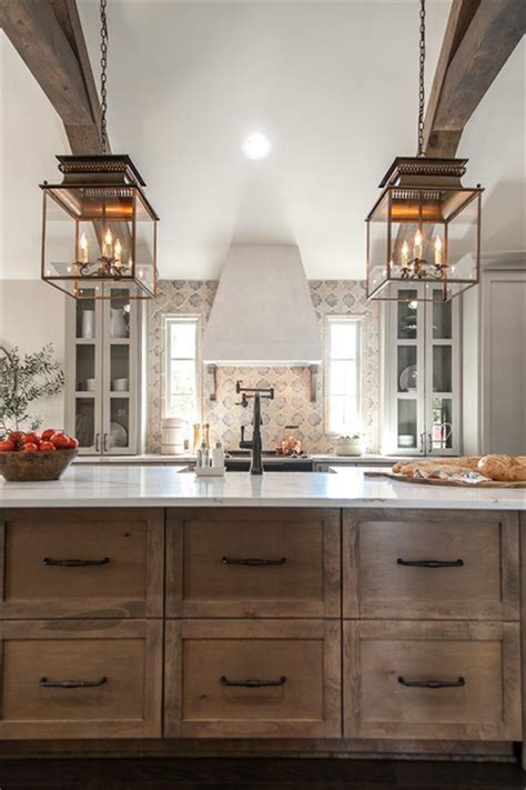 The good thing is the fact that if you are not able to manage to remodel your kitchen and change its look even. 50 Inspiring Farmhouse Style Kitchen Lighting Fixtures ...