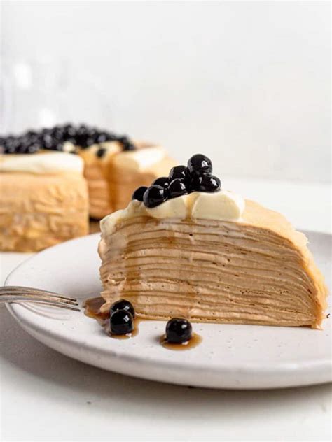 Brown Sugar Boba Crepe Cake Catherine Zhang