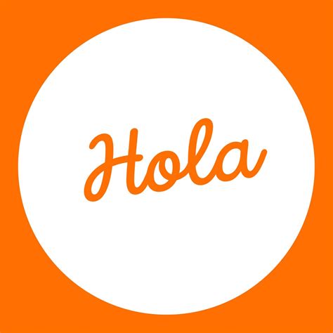 Hola Bright Colorful Greeting Home Decor Graphic Print Etsy