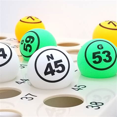 5 Color Single Number Non Coated Bingo Ball Set Mr Chips Store