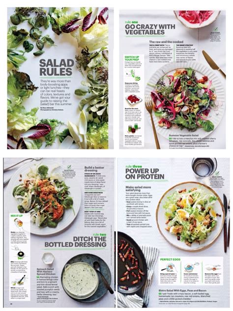 Cardi b, cher, the everly brothers. How to Build Your Best Salad | Food magazine layout, Food magazine, Food menu