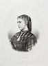 MARIA, Prinzessin von Hannover (1849 - 1904). Brustbild nach ...