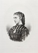 MARIA, Prinzessin von Hannover (1849 - 1904). Brustbild nach dreiviertellinks im Oval der ...
