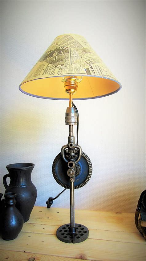 Lumimeca Recycled Steampunk Table Lamp Id Lights
