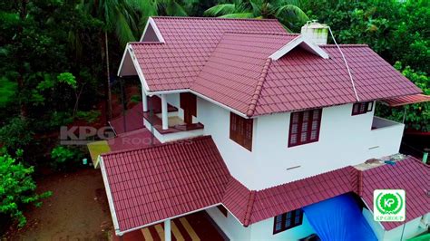 Kerala Roof Tile Designs Roof Tiles Drone Video Kpg Roofings Tiles