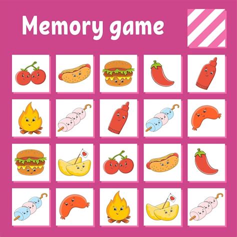 Premium Vector Memory Game For Kids
