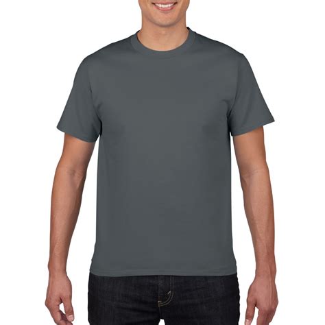 Gildan Premium Cotton Adult T Shirt Charcoal Shopee Philippines