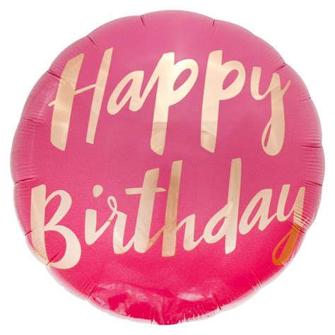 Buy Pink Happy Birthday 31 Inch Foil Helium Balloon For Gbp 499 Card