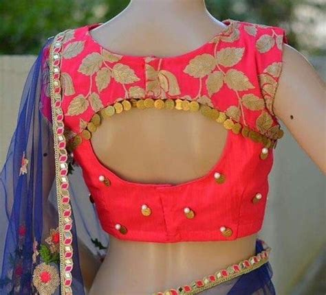 Blouse Back Neck Designs Catalogue Brocade Blouse Designs Netted