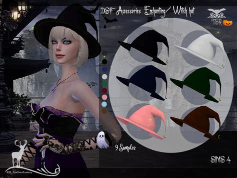The Sims Resource Dsf Accessories Enchanting Witch Hat