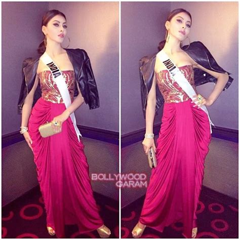 throwback to the time urvashi rautela was at the miss universe beauty pageant she looked