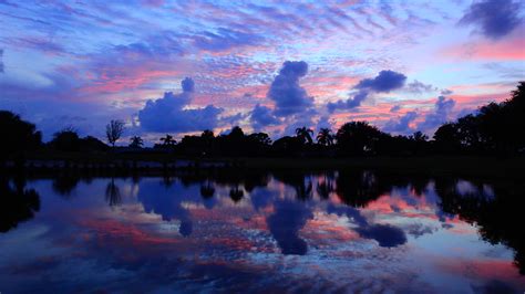 Red And Blue Sunset Bradenton Florida September 10 2015 Flickr
