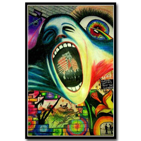 Pink Floyd Rock Music Band Psychedelic Art Poster 32x24