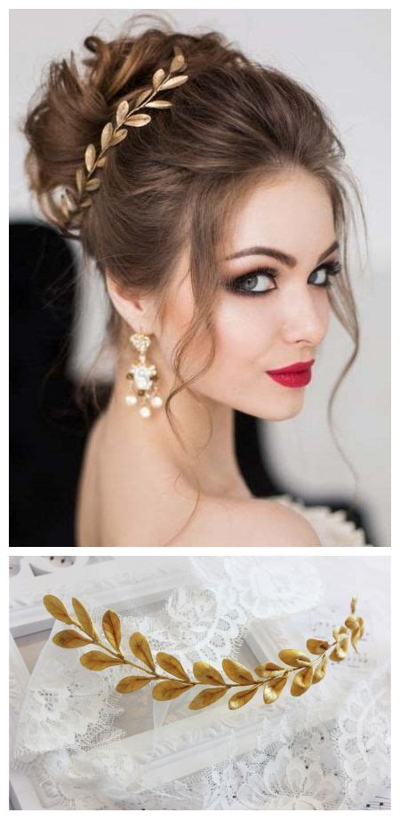 Gold Hair Leaf Vine Bridal Headpiece Wedding Hair Piece Floral Hair