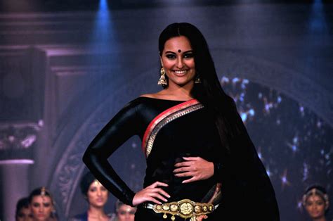 Sonakshi Sinha Walks On The Ramp During The Fashion Show Organized By