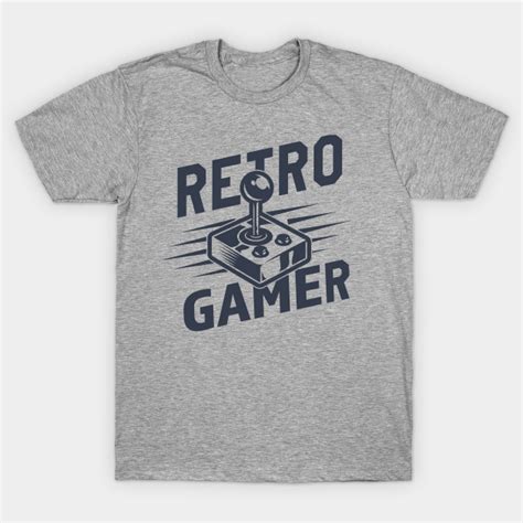 Retro Gamer In Dark Print Retro Gamer T Shirt Teepublic