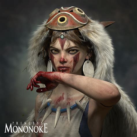 Princess Mononoke By Massimiliano Bianchini Rghibli