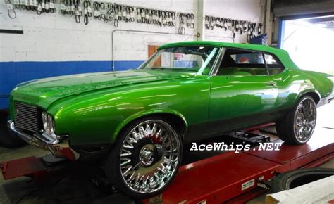 Ace 1 Candy Slime Green Oldsmobile Cutlass Vert On 26 Asantis