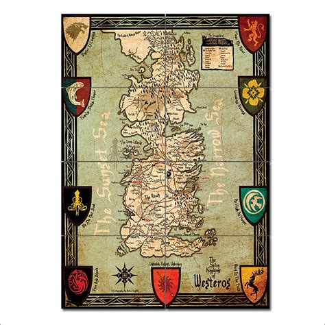 Sign up for a game reward account online for free, via the. Game of thrones Map Seven Kingdoms of Westeros Giant Wall Art Poster
