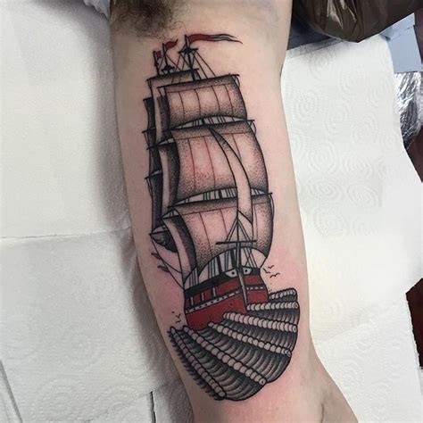 Traditional Ship Tattoos Cloak And Dagger Tattoo London