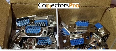 Pc Accessories Connectors Pro 10 Pairs D Sub Hd15 High Density Solder