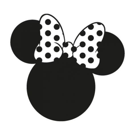Minnie Mouse Stencil Clipart Best