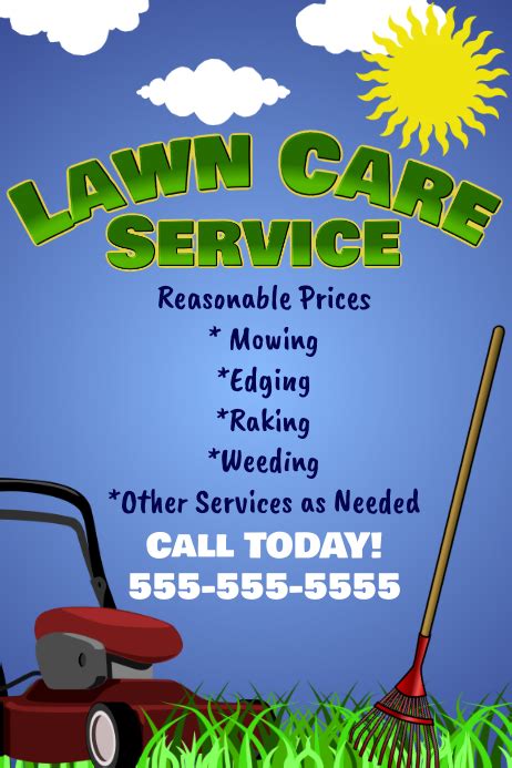 Modèle Lawn Care Flyer Postermywall