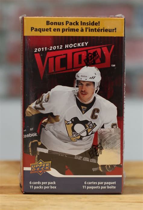 201112 Upper Deck Victory Hockey Cards Retail Blaster Box 11 Packs Etsy