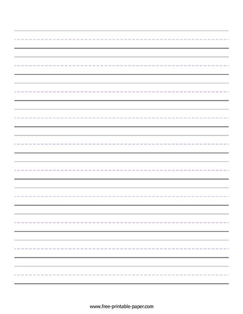 Printable Lined Paper Free Printable Paper