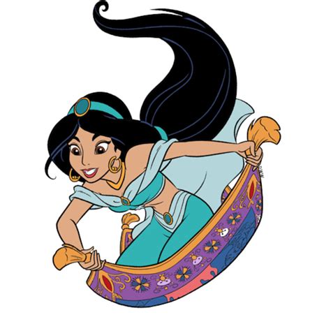 Princess Jasmine Riding On The Magic Carpet Disney Drawings Disney
