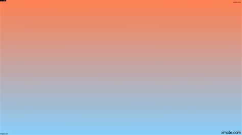 Wallpaper Blue Linear Orange Gradient Ff7f50 87cefa 45°