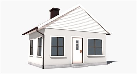 Simple House 3d Model