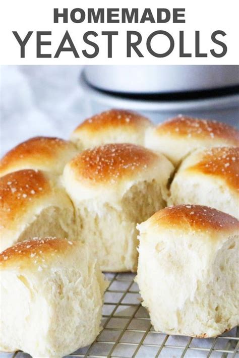 an easy recipe for the best fluffy homemade yeast rolls with simple ingredients like all purpose