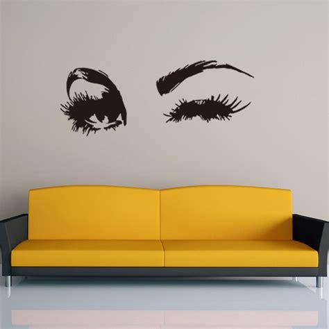 Sexy Eyes Wall Stickers Living Room Decorative Diy Vinyl Adesivo De Parede Girls Room Home