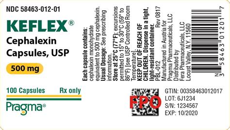 Keflex Package Insert Prescribing Information