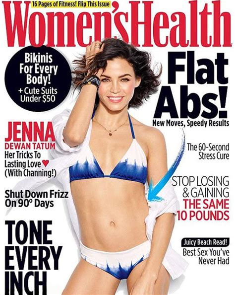 Jenna Dewan Tatum Covers ‘womens Health In Tie Dye Bikini