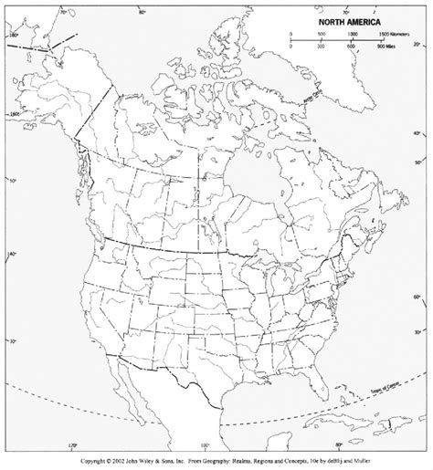 Printable Map Of North America For Kids Printable Maps