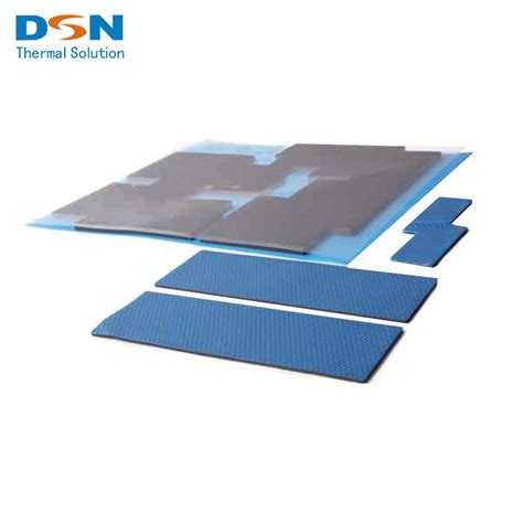 dsn die cutting thermal conductive silicone rubber insulation pads for led lighting china