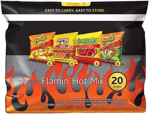 Frito Lay Flamin Hot Mix Multi Pack 20 Ct Shop Snacks And Candy At H E B