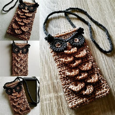 Cell phone owl | Crochet phone cases, Crochet phone cover, Crochet mobile