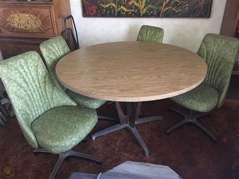 Vintage Chromcraft Table And 4 Chair Set Mid Century Antique 1968