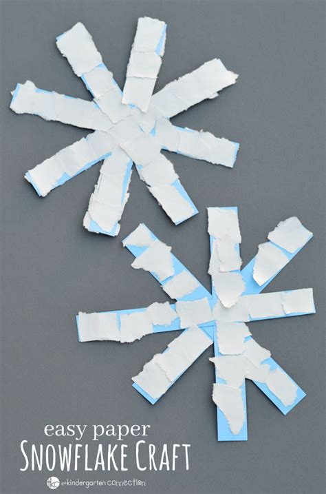 Super Easy Paper Snowflake Craft Winter Activities For Kids