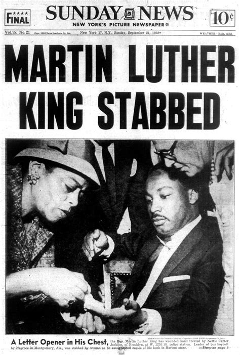 The 1958 Stabbing That Nearly Killed Dr Martin Luther King Jr Artofit