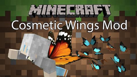 Minecraft Mod รีวิว Mod ปีก Cosmetic Wings Mod Youtube